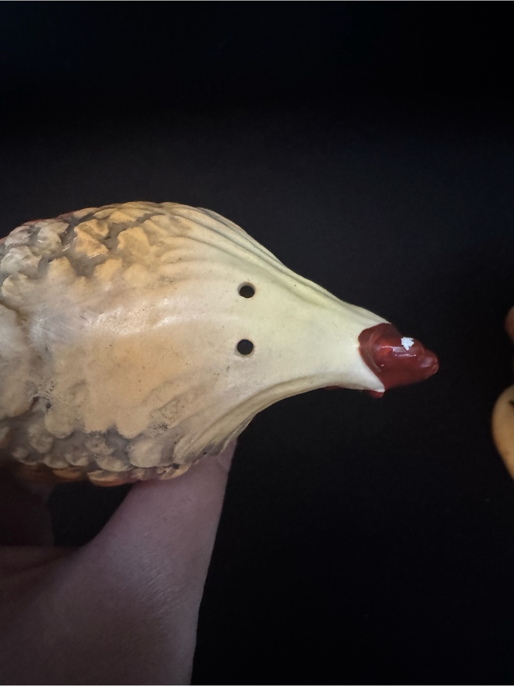 Vintage Lefton #1023 Rooster and Hen Salt and Pepper Shakers - Picture 3 of 8